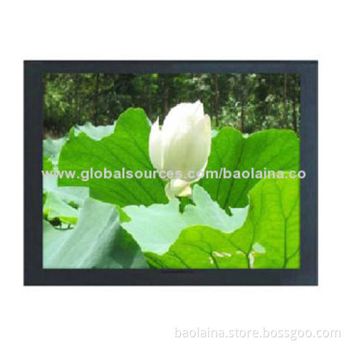 19-inch Embedded LCD Monitor with D-sub VGA Input, for Monitoring Room